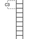 عرض تکه سوم ( کوچک )نردبان C3
